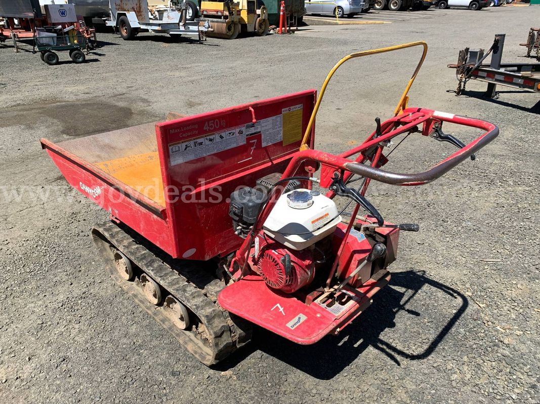 Canycom BFP602 Walk-Behind Rubber Track Carrier (ID# 46840) (GVL) (26-1958) 490