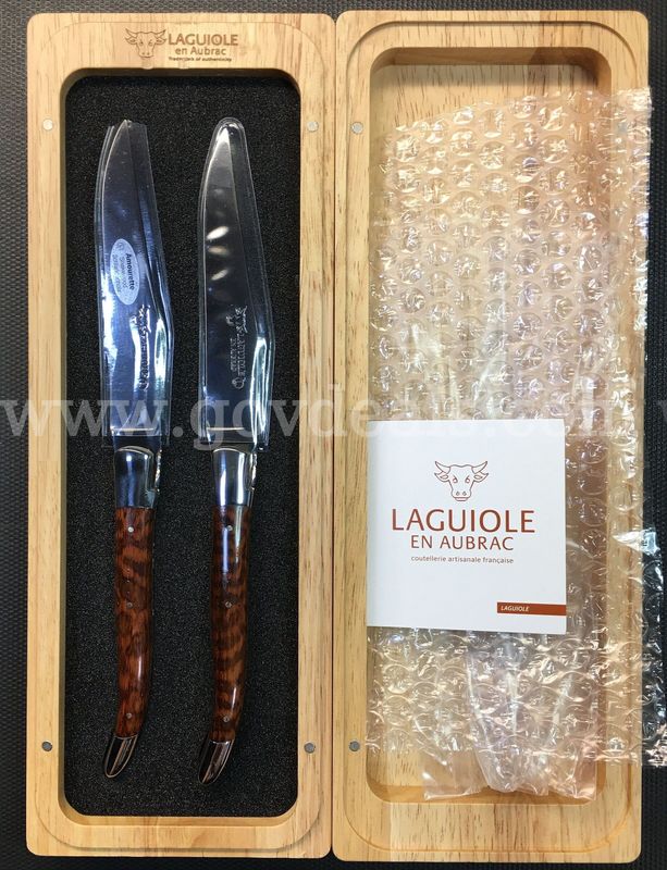 Laguiole en Aubrac Steak Knife Set (ID# 46851) (D-Case) (TSA) (NO UPC)