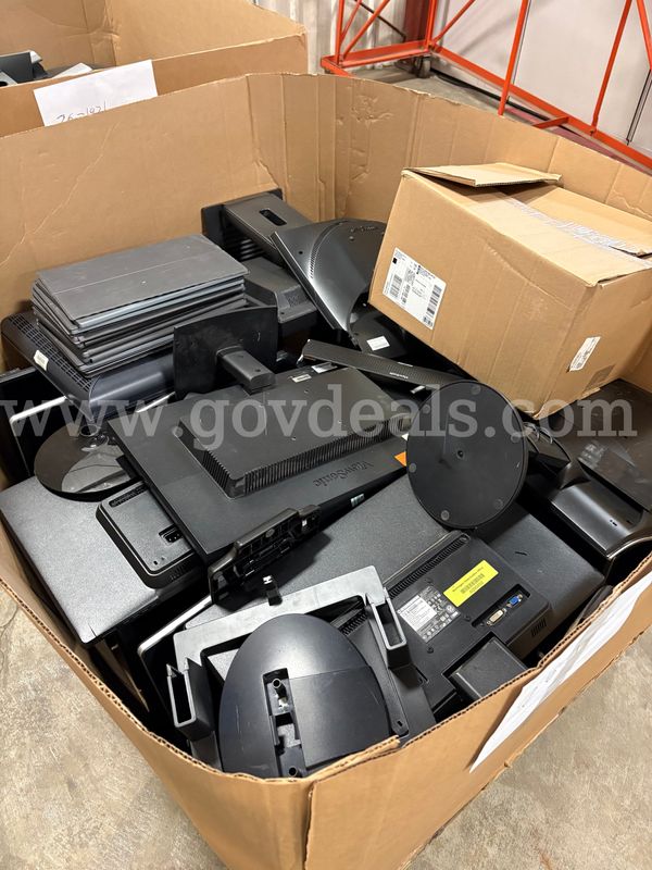 Pallet of Assorted Monitors | ViewSonic, HP, Dell, ASUS (ID# 46902) (I05-2R) (26-1971-1) 095