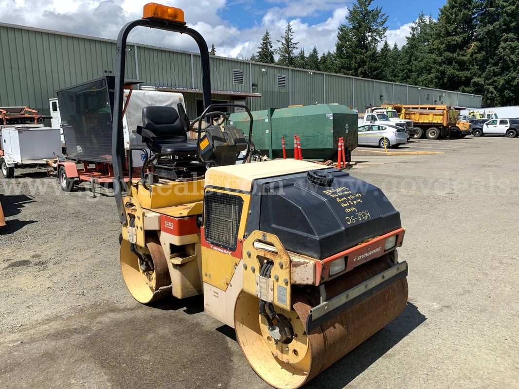 2011 Dynapac Double Drum Roller Compactor (ID# 46911) (GVL) (25-3924) 11700