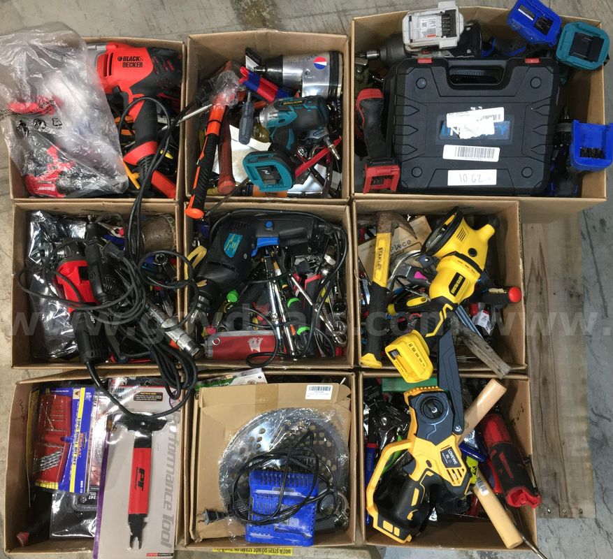 Palletized Hand & Power Tool Lot (ID# 47029) (G13-02L) (NO UPC) (TSA)