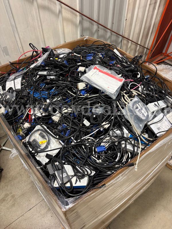 Assorted Cords/Cables | 1636 Pounds | 1 PLT (ID# 47036) (J12-2R) (No UPC)