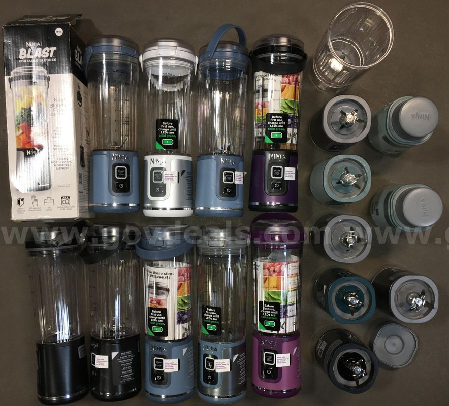 Lot of 10 Ninja Portable Blenders (ID# 47044) (TSA #4) (NO UPC) (10)