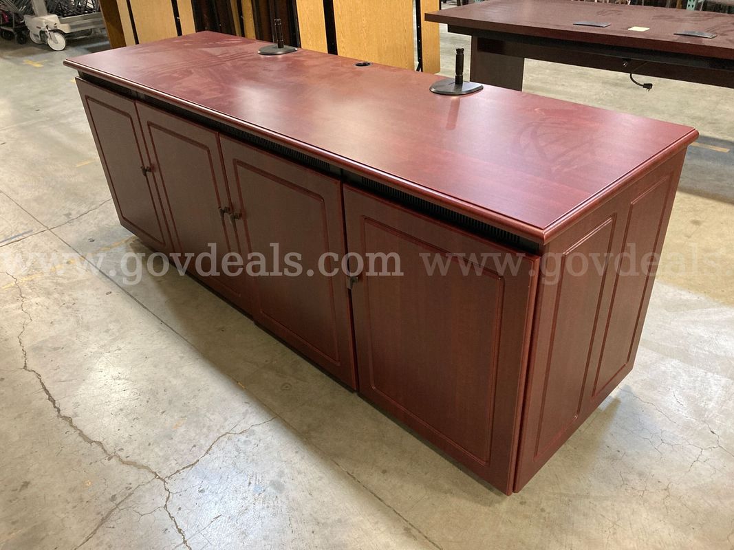 Middle Atlantic C5 4 Door Audio/Video Credenza, 7.5ft long, 27in deep (ID #47089) (Center 1) (NO UPC)