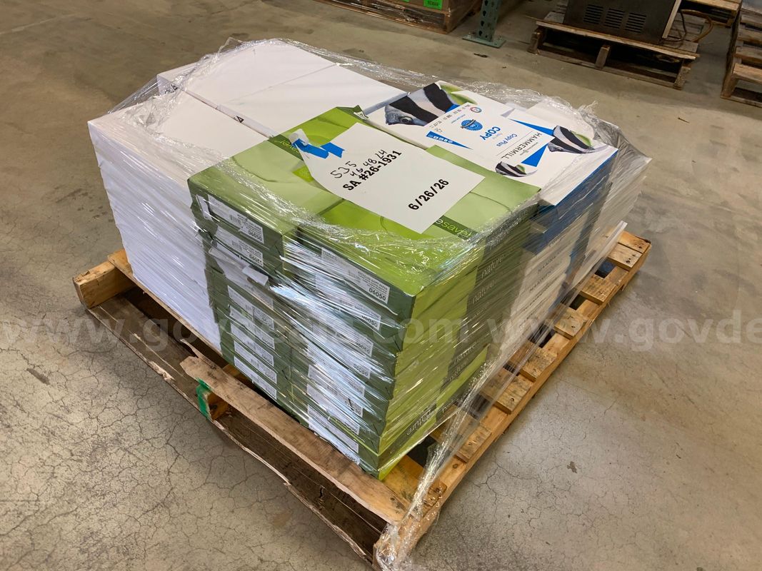 Pallet of Various Printer Paper (ID #47117) (J10-2L) (26-1931-7) 300