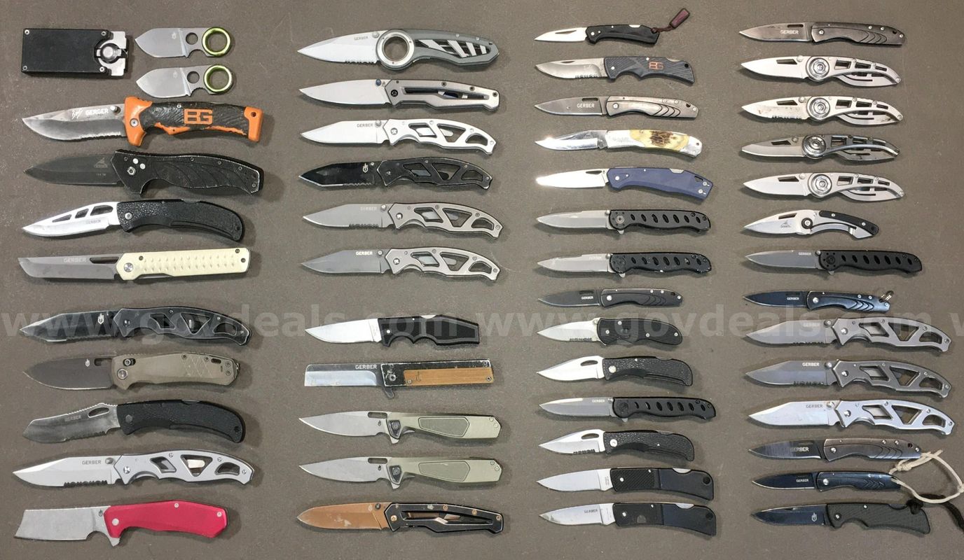 Gerber Knife Lot ~50 Units (ID# 47178) (TSA #2) (NO UPC) (10)