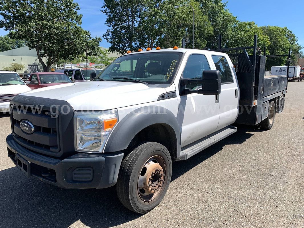 2014 Ford F-450 SD DRW 2WD Truck w/ Utility Flatbed (ID# 47183) (EF8) (26-2049) 11700