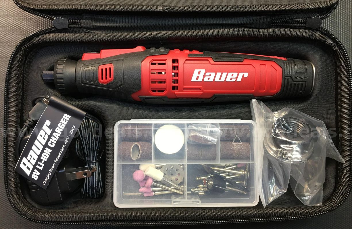 Bauer 8V Cordless Rotary Tool Kit (ID# 47232) (TSA #2) (NO UPC) (10)
