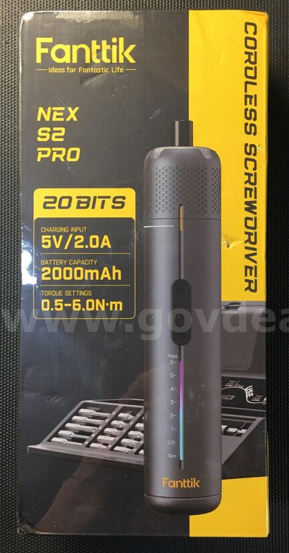 Fanttik Nex S2 Pro Cordless Screwdriver (ID# 47250) (TSA #2) (NO UPC) (10)