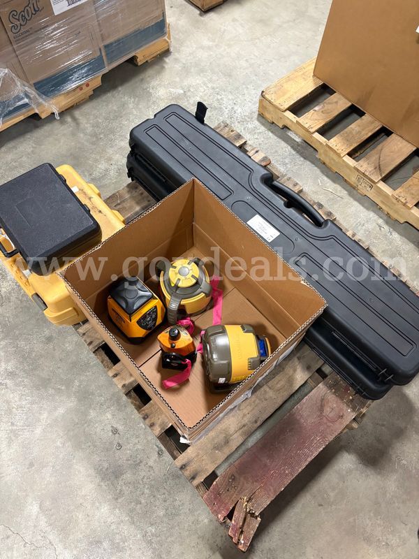 Topcon, Lasermark & Depth Finder Equipment Lot - Untested | 1 PLT (ID# 47292) (J11-2R) (26-1939-4) 477