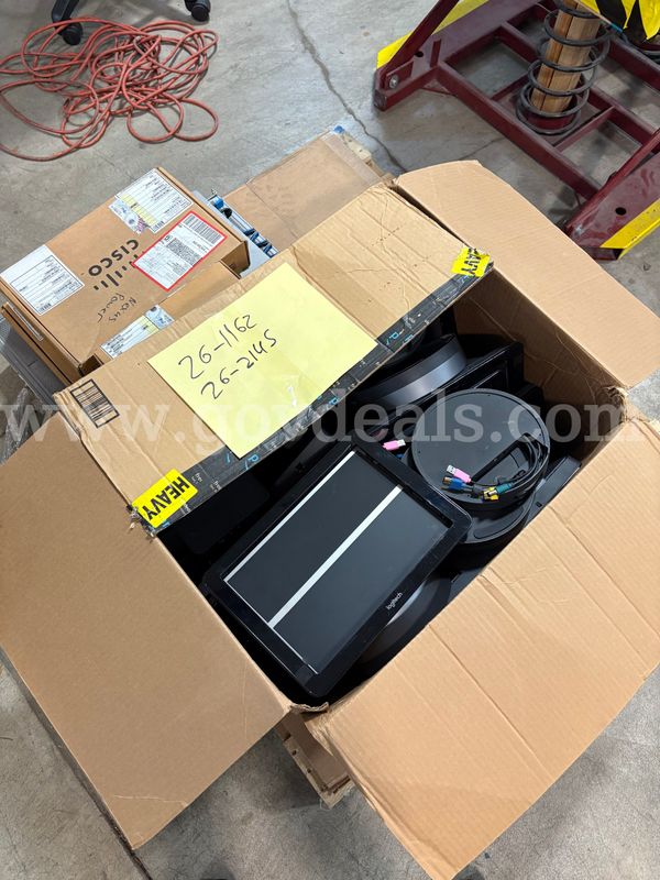 Cisco/Logitech Networking Lot | 1 PLT (ID# 47316) (G02-2L) (26-1162-1) 85792