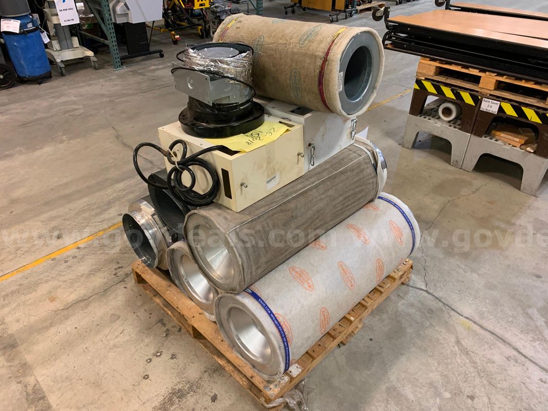 Pallet of Air Filtration Equipment (ID #47356) (J7-3L) (26-2018-2) 195