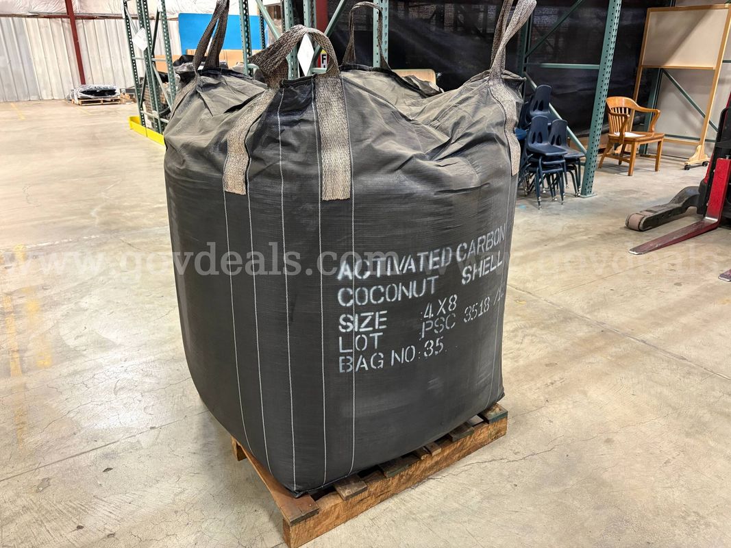 1 Pallet of Activated Carbon/Bio-Char - Coconut Husk - Approx. 1,100 Pounds (ID #47458) (F16-2R) (26-0320-1) 11700