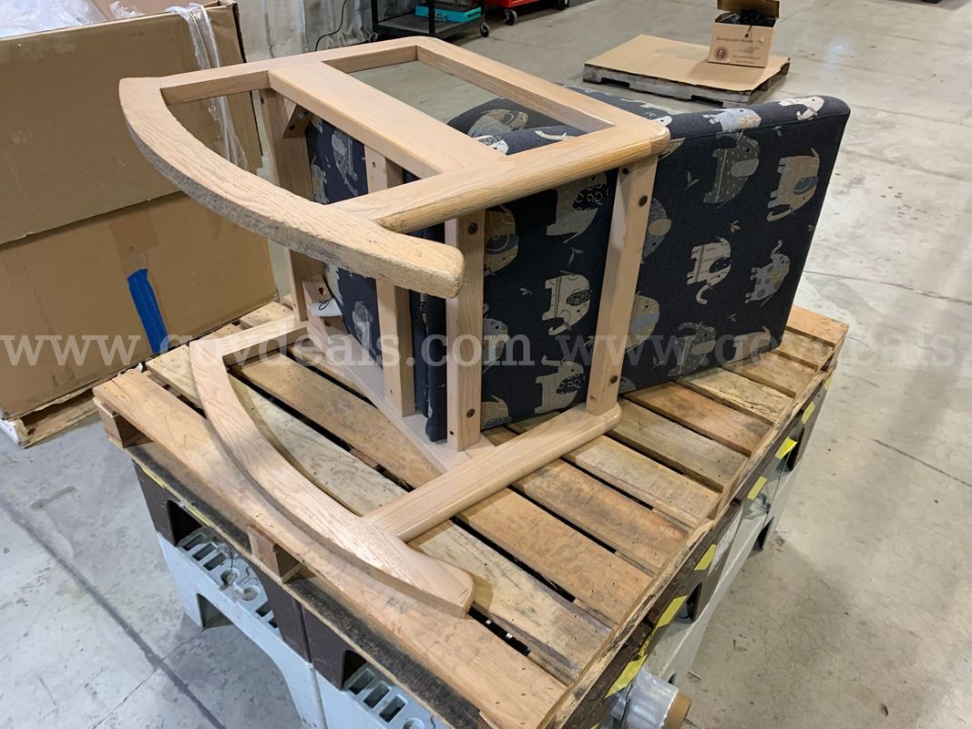 Pallet With Rocking Chair & Stool (ID #) (I5-2R) (No UPC)