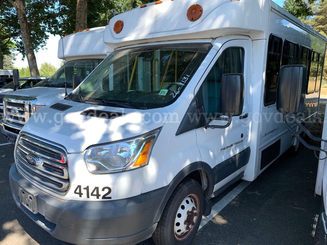 2018 Ford Transit T-350 HD DRW Shuttle Bus w/ Wheelchair Lift !Non-Runner! *Tow-Away* (ID# 47518) (PRT) (26-1131) 11700