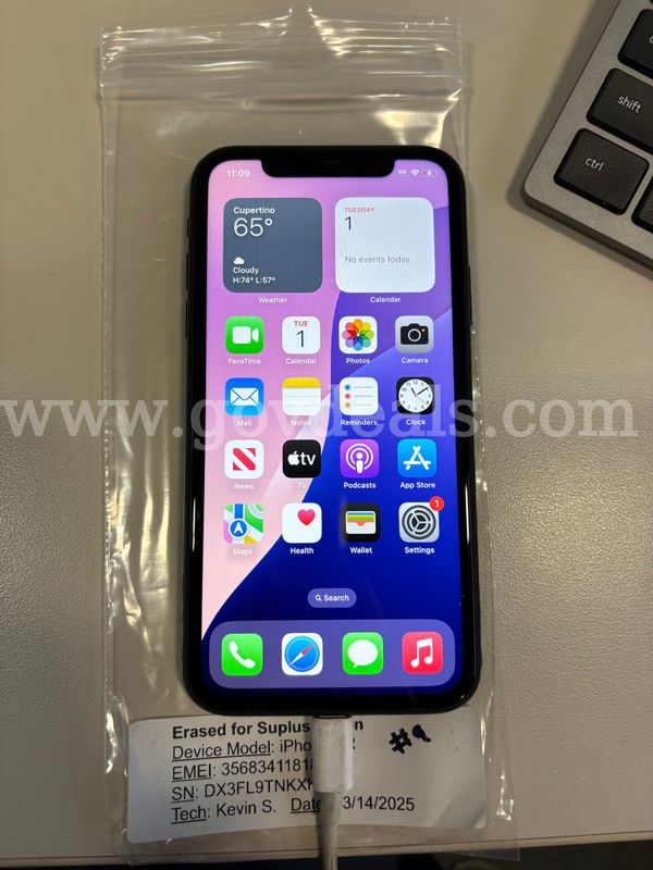 Apple iPhone XR 64GB Black – Unlocked – 98% Battery Health – Tested (ID# 47590) (J01-2R) (No UPC) (#9)