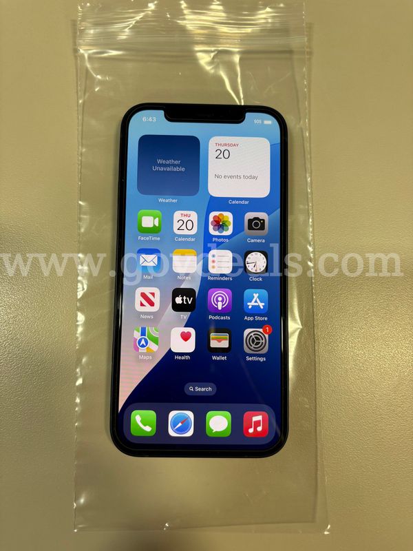Apple iPhone 12 64GB Black – Tested & Reset – Wi-Fi/Cameras/Screen Tested (ID# 47626) (J01-2L) (No UPC) (#1)