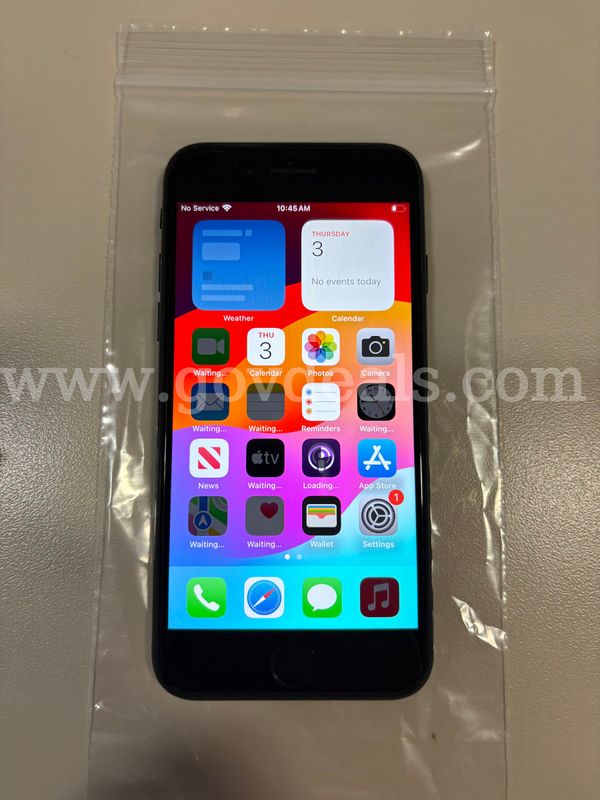 Apple iPhone SE 64GB – Tested & Reset – 87% Battery Health (ID# 47631) (J01-2L) (No UPC) (#4)