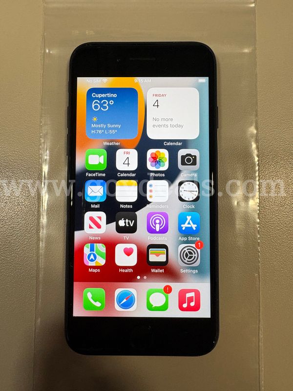 Apple iPhone SE 64GB – Unlocked – 92% Battery Health (ID# 47665) (J01-2L) (No UPC) (#10)