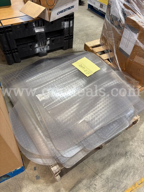 Pallet of Misc. Office Floor Mats (ID# 47694) (Oversize) (No UPC)