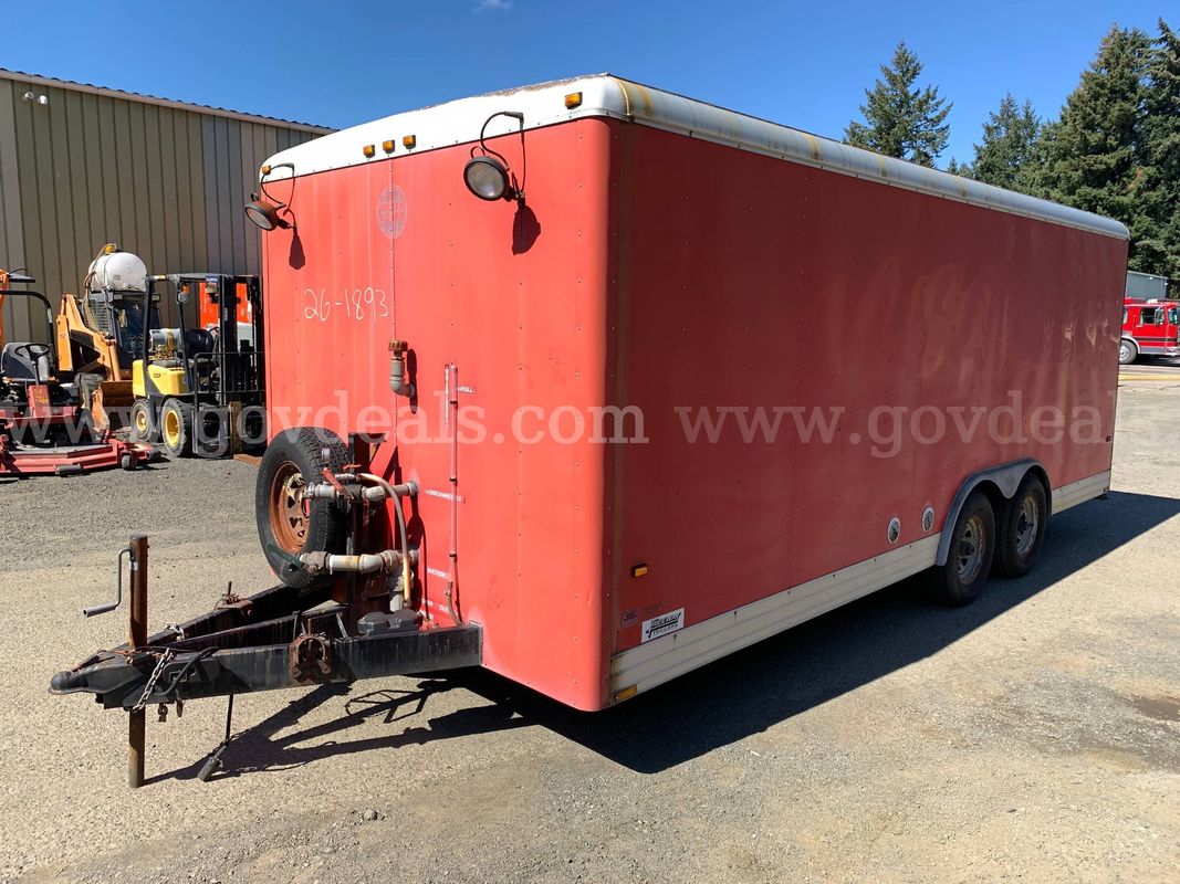 1998 Wells Cargo, Inc. 20ft Mobile Workshop Utility Trailer (ID# 47706) (GVL) (26-1893) 490