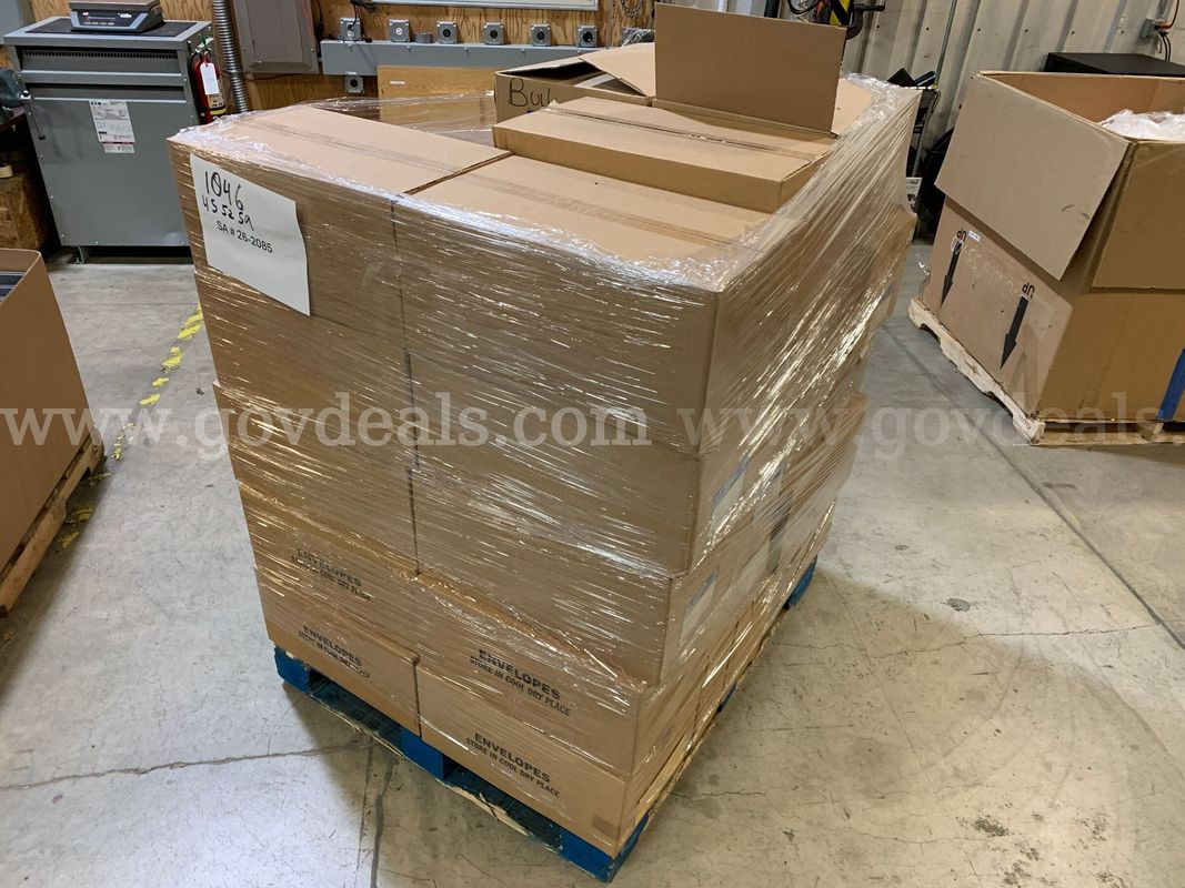 Pallet of Various Envelopes (ID #47777) (I10-2L) (26-2085-1) 310