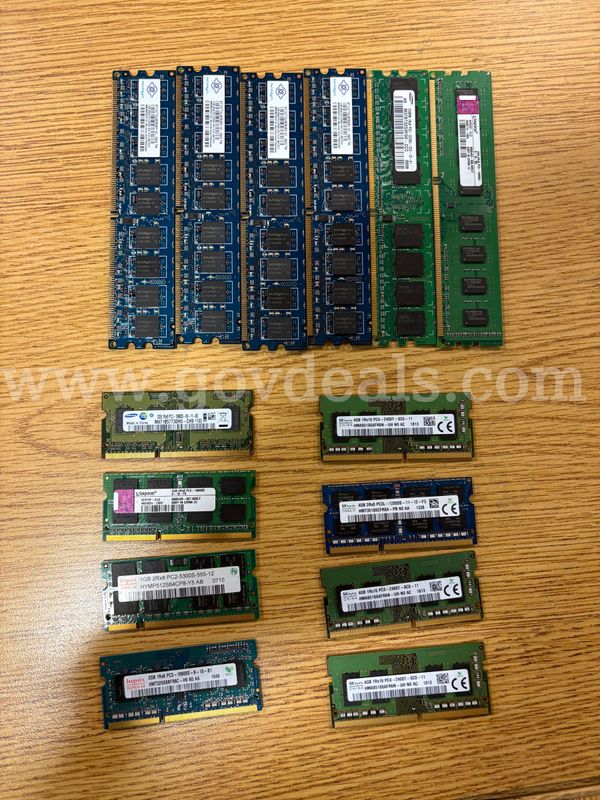 1 Pound of Ram Sticks | 1GB-4GB Ram Sticks (ID# 47805) (J01-2L) (No UPC)