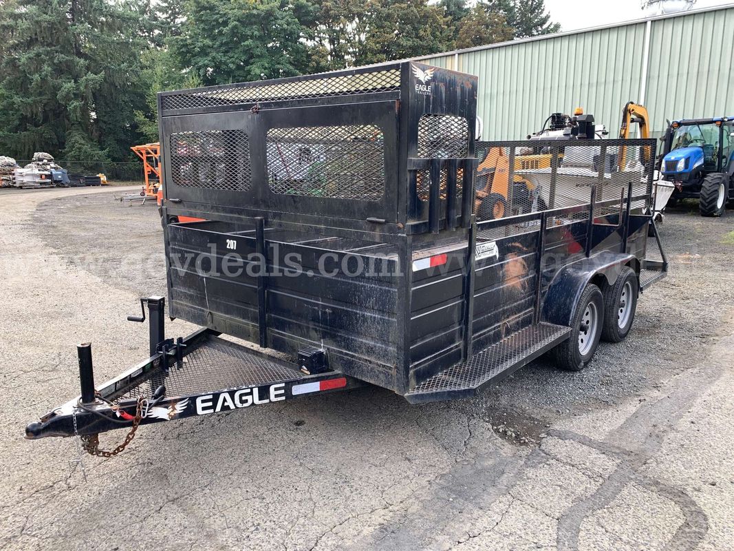 2018 Eagle Trailers 19' Tandem Axle Utility Trailer (ID# 47815) (GVL) (26-2420) 84401