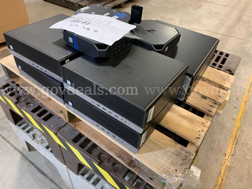 Pallet of Desktop Computers (ID #47879) (J1-1R) (26-2323-3) 36416