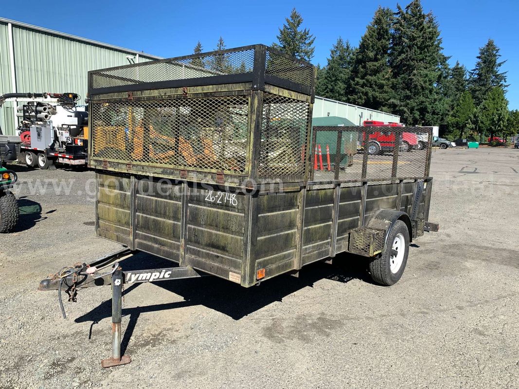 2013 Olympic 19' Single Axle Landscape Trailer (ID# 3QQQQ) (Loc) (SANumber) OrgNum