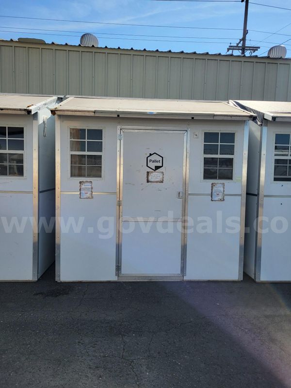 (6) 8 x 7 Pallet Shelter Brand Housing Shed
