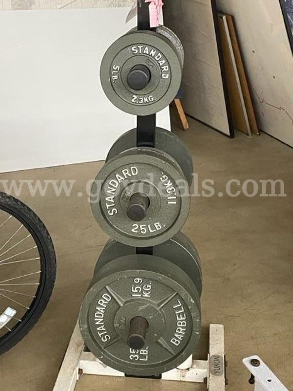 Yukon steel plate weights with stand
