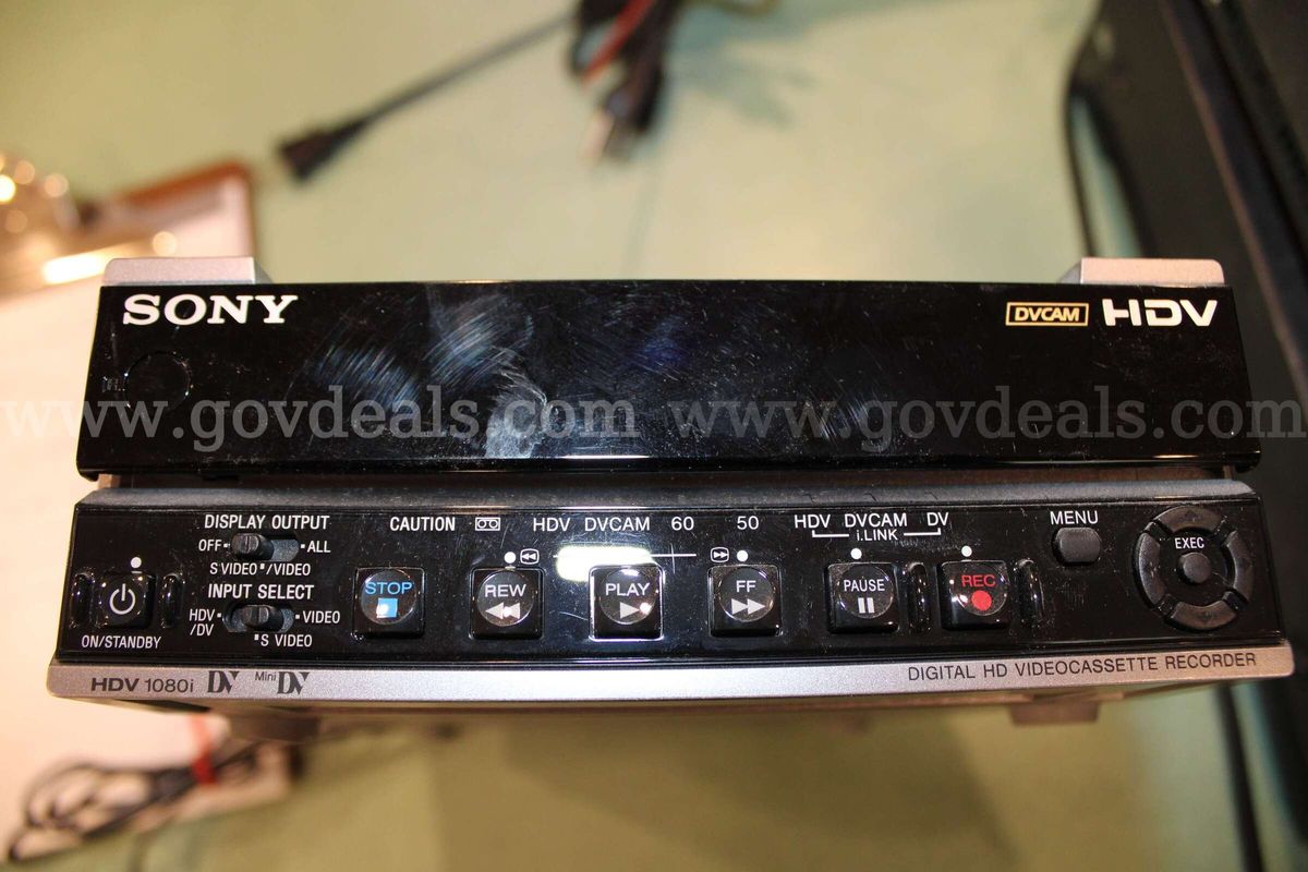 SONY DIGITAL HD VIDEO CASSETTE RECORDER