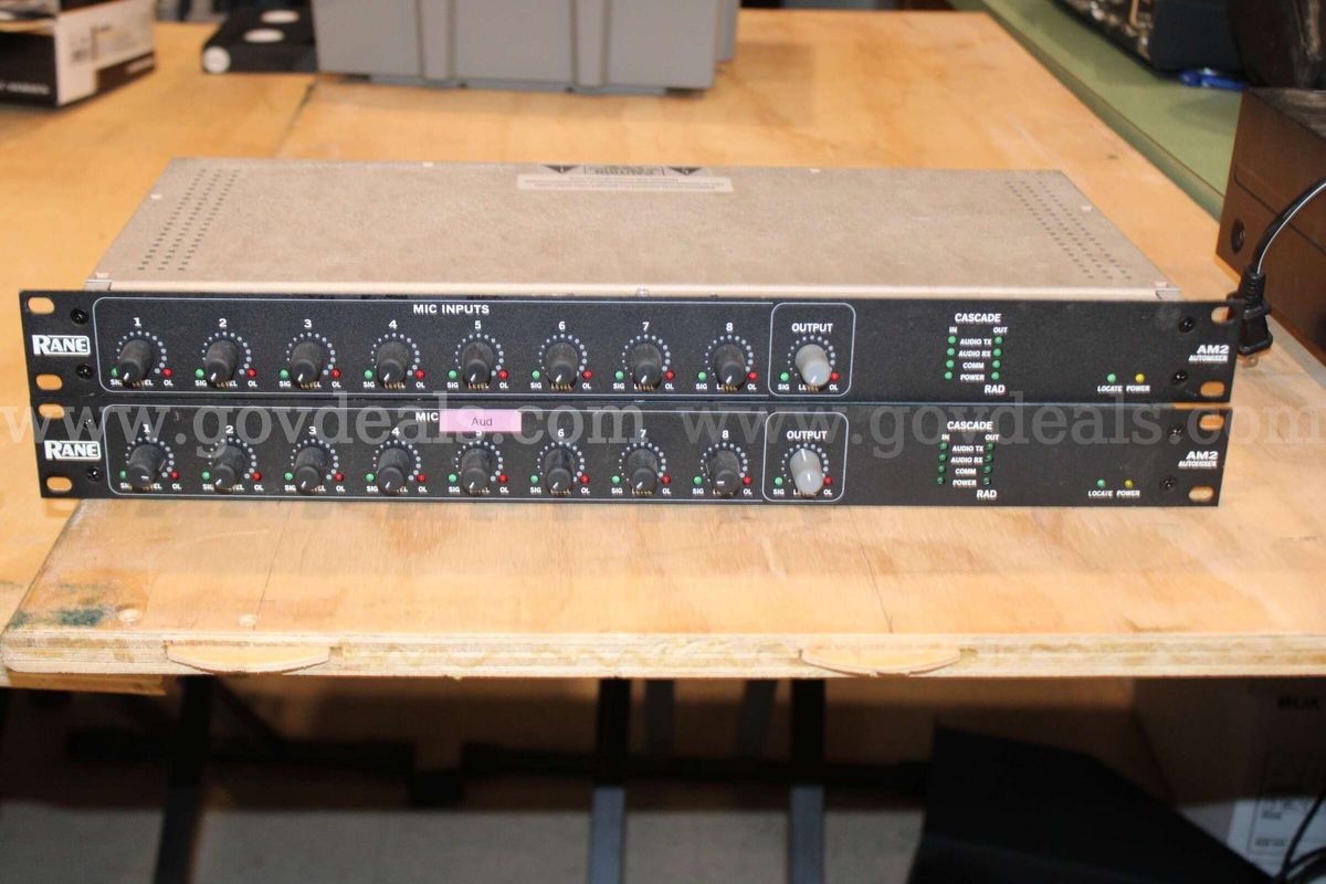 (2) Rane Am2 Automixers