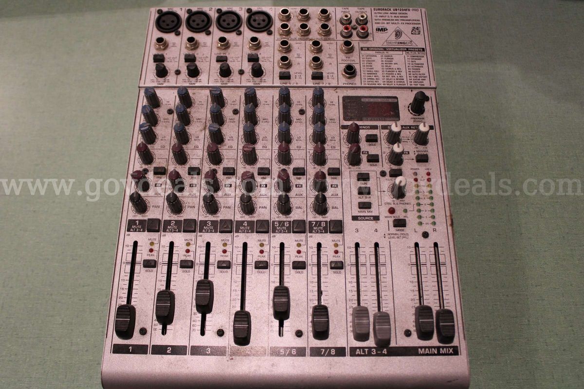 Behringer Eurorack Ub1204 Fx-Pro