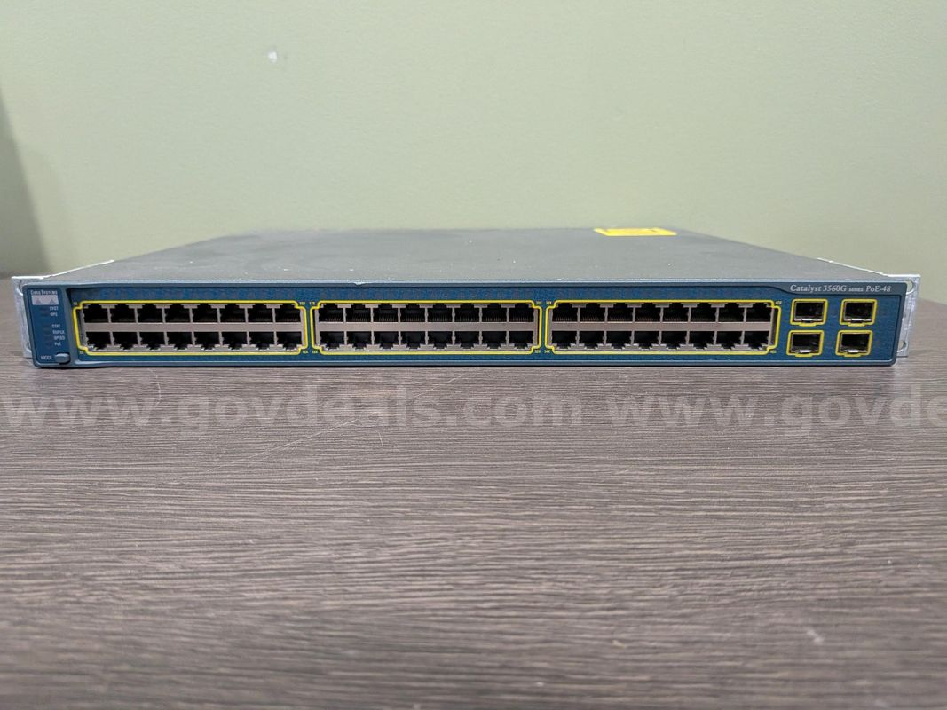 Cisco Switch - WS-C3560G-48PS (Qty - 1)