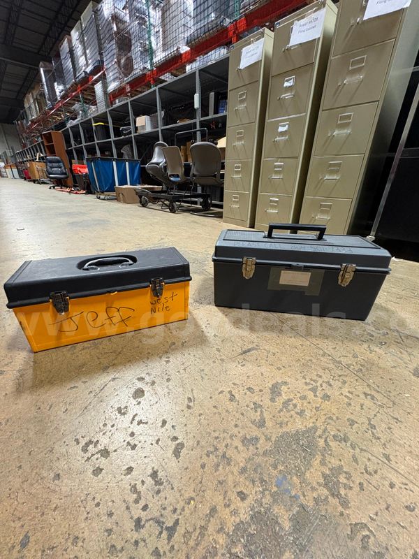 Two tool boxes