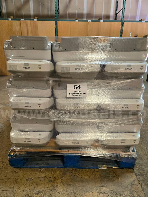 Epson Projectors (Lot of 54)