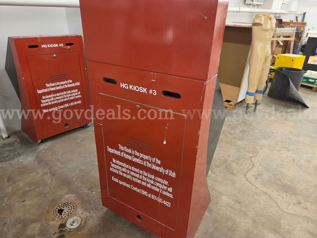 Lot of Museum Interactive Kiosks, Touchscreen Displays and Exhibit Structures