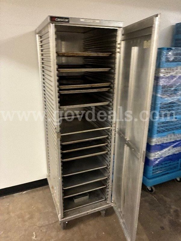 Cres Cor Full-Height Mobile Insulated Heated Holding Cabinet with Sheet Pans