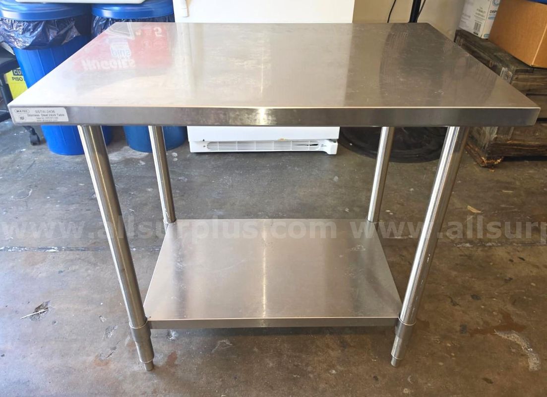 Atosa MixRite 36" x 24" Stainless Steel Work Prep Table - NSF Commercial - SSTW-2436 (used for 6 months old)