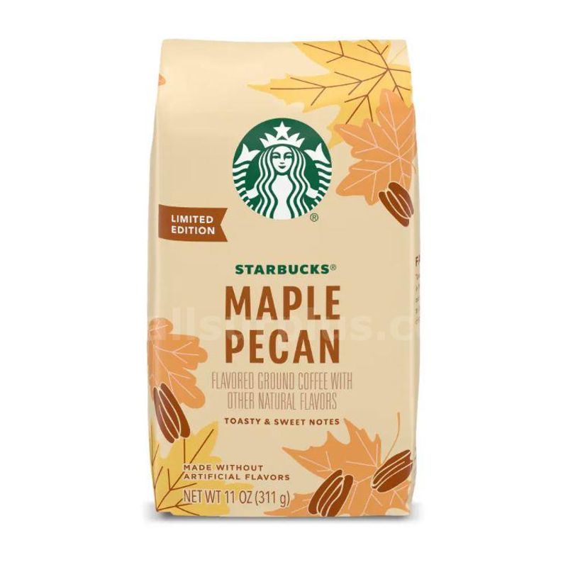 BULK LOT: 20 Cases (120 Bags Total) Starbucks Maple Pecan Ground Coffee (11 oz)