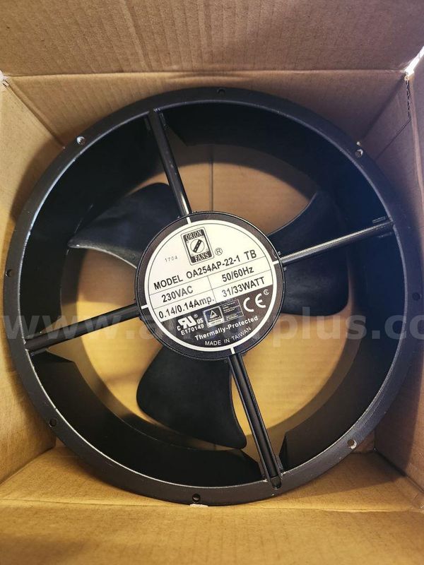 NEW IN BOX Orion Fans OA254AP-22-1 TB AC Axial Cooling Fan 230V (9" x 3.5") Terminal Connection Internal ID: 020624-01A