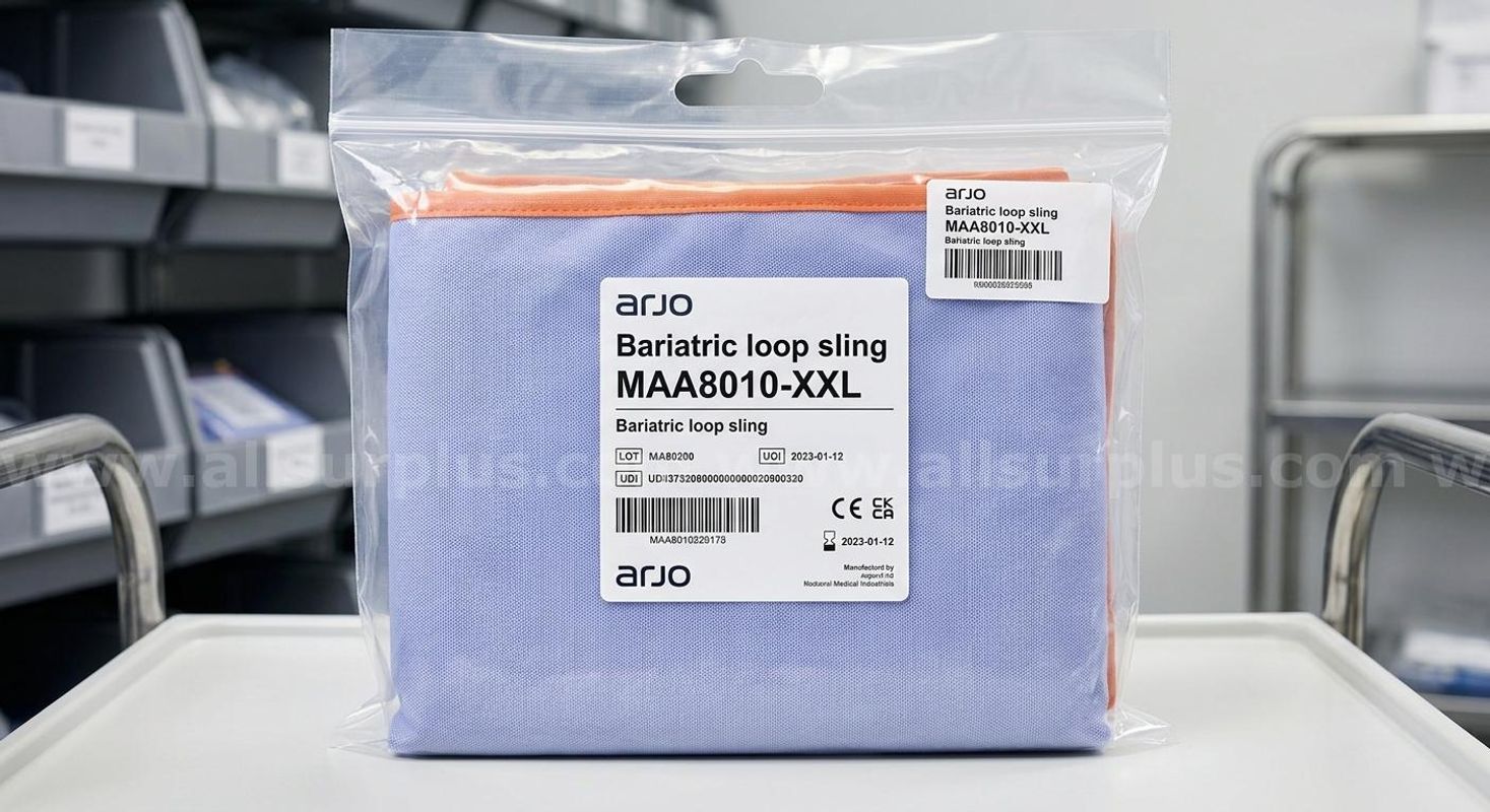 Lot of 2 NEW Arjo Bariatric Loop Sling XX-Large (1000 lbs / 454 kg Capacity) – Model MAA8010-XXL-L1