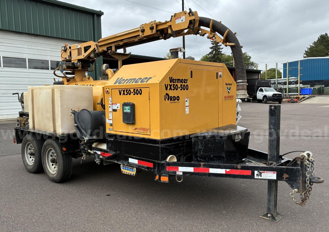 2016 Vermeer VX50-500 with hydraulic boom