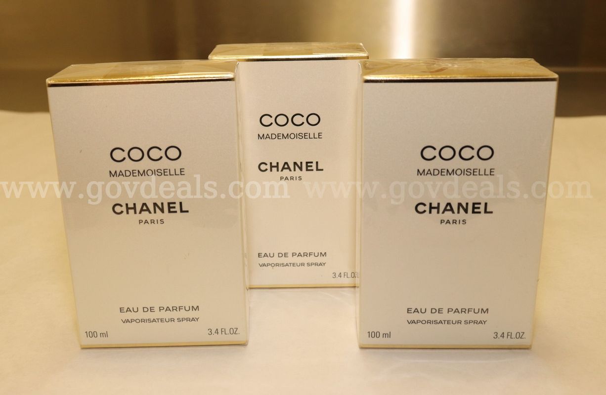 Coco Chanel Mademoiselle 3.4fl Oz Eau De Parfum (x3)