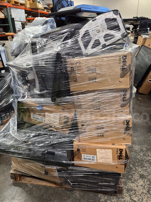 Pallet of monitors