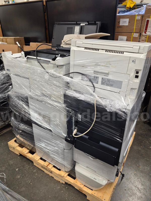 Pallet of printers