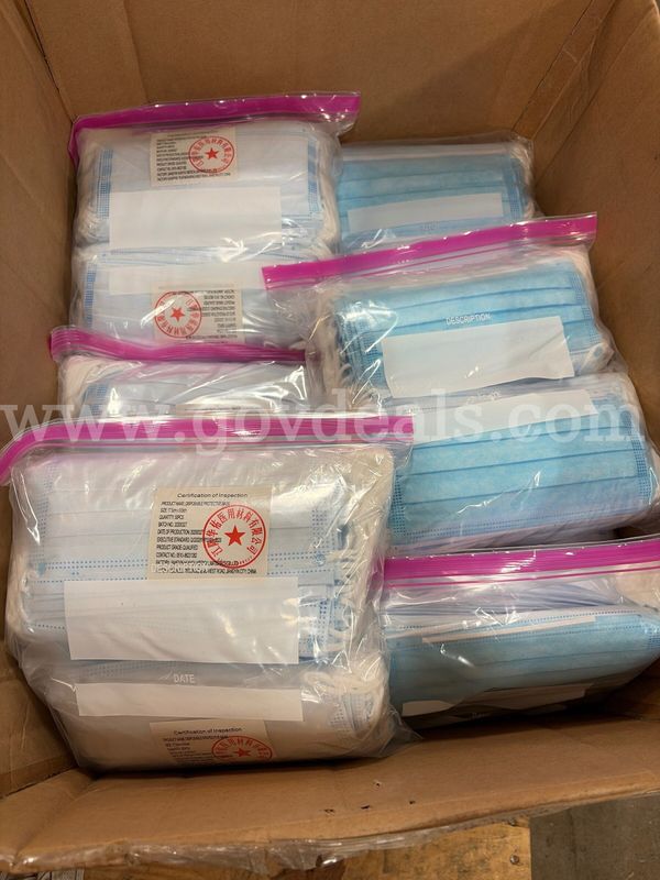 Lot of Approximately 1,600 Disposable Masks