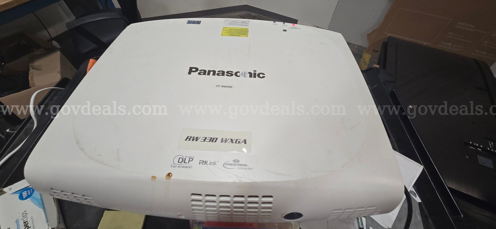 Panasonic RW330 WXGA projector